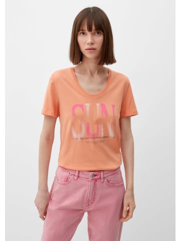 s.Oliver T-Shirt kurzarm in Orange