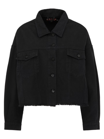 myMo ROCKS Damen Jeansjacke in Schwarz