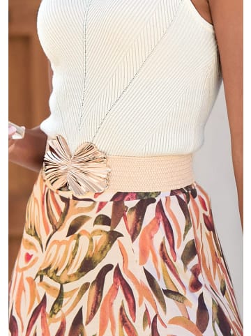 LASCANA Taillengürtel in beige-goldfarben