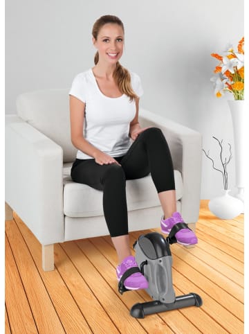 MAXXMEE Mini-Trainer 2in1 grau/schwarz mit Metallschwungrad grau