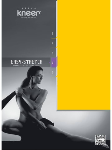 Kneer EASY-STRETCH Q25 90/190 - 100 /200 cm bis 90/210 - 100/220 cm in honig