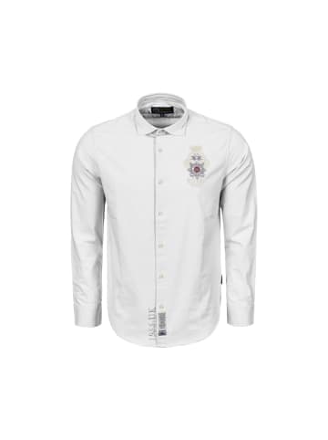 La Martina Langarmhemd MBCG01 in weiss