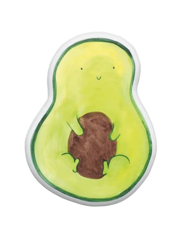 Mr. & Mrs. Panda Kuschelkissen Avocado Kern ohne Spruch in Weiß