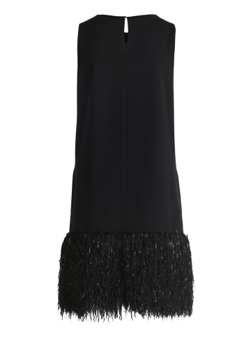 Vera Mont Abendkleid mit Fransen in Schwarz