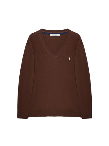 Polo Club Pullover in Braun