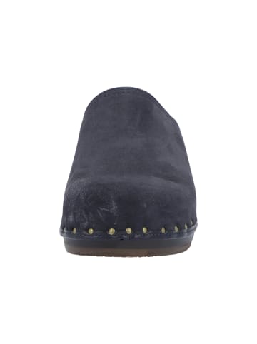 Berkemann Pantolette Velours-Toeffler in blau