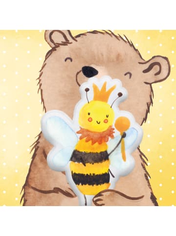 Mr. & Mrs. Panda kuschelkissen tier Biene König ohne Spruch in Weiß