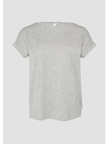 QS T-Shirt in 9400_grau meliert