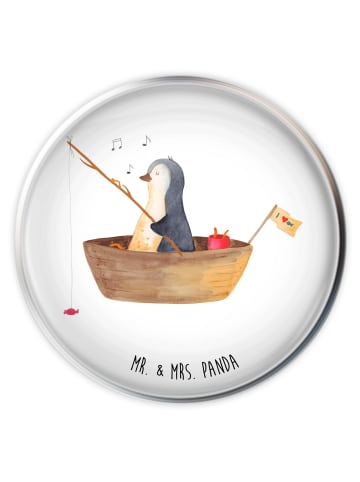 Mr. & Mrs. Panda Stöpsel Pinguin Angelboot ohne Spruch in Weiß