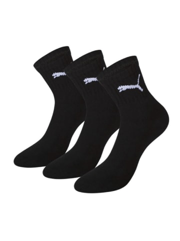 Puma Socken PUMA SHORT CREW 3P UNISEX in Schwarz