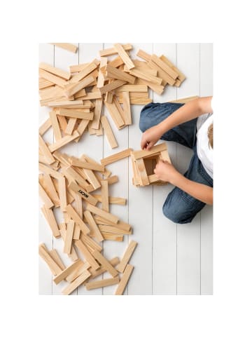 Micki Holzbausteine Dominos in braun