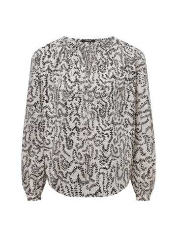 OPUS Bluse Fisanna in weiß schwarz