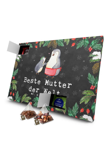 Mr. & Mrs. Panda Advents-Teekalender Pinguin Beste Mutter der We... in Kreidetafel