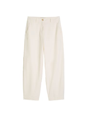 Marc O'Polo Hose Model Minu barrel in White Cotton