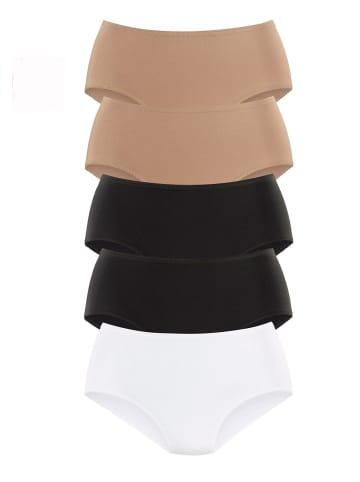 PETITE FLEUR Hüftslip in beige, schwarz, weiß