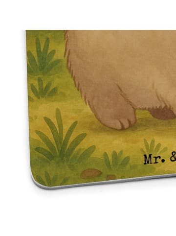 Mr. & Mrs. Panda Bierdeckel Wombat Design ohne Spruch in Weiß