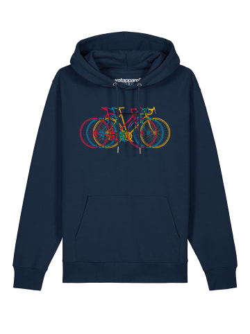 wat? Apparel Sweatshirt Fahrräder in Dunkelblau