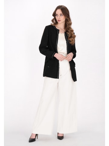 DreiMaster Women Coat in black glitter