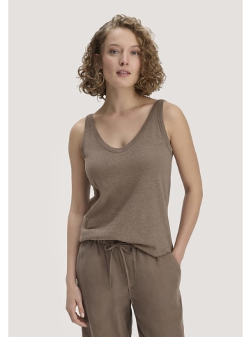 Hessnatur Jersey Top Regular in mocca