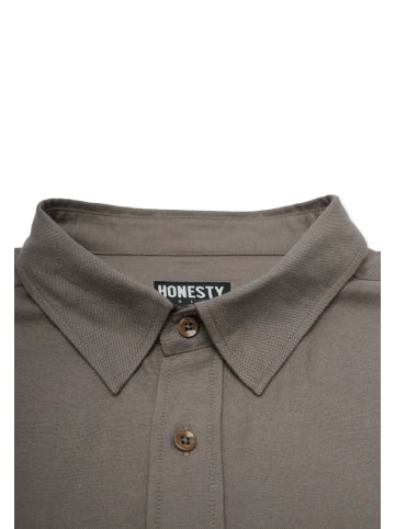 HONESTY RULES Shirt " Oxford Flannel " in mud