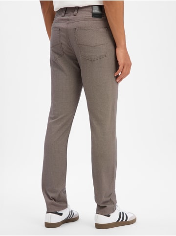 Bugatti Five-Pocket-Hose in taupe