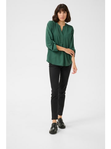 Kaffe Kurzarm-Bluse KAmia in Garden Topiary