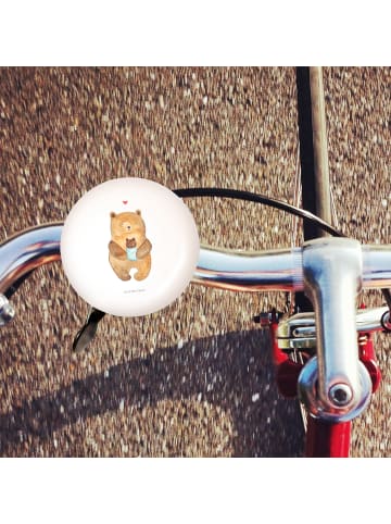 Mr. & Mrs. Panda XL Fahrradklingel Bär Baby ohne Spruch in Weiß