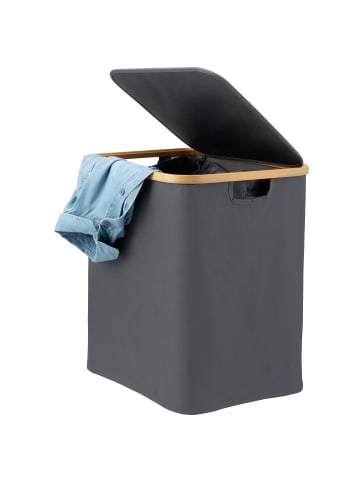 bremermann Wäschesammler 60 Liter grau