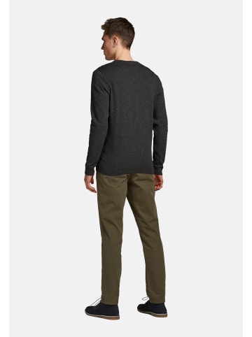 Jack & Jones Pullover 'Basic' in dunkelgrau