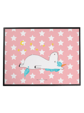 Mr. & Mrs. Panda tischschutz Einhorn Sternenhimmel ohne Spruch in Rot Pastell