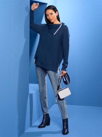 Heine Langarm-Pullover in dunkelblau