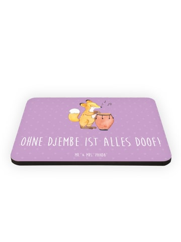Mr. & Mrs. Panda Magnet Djembe Freude mit Spruch in Lavendeltraum