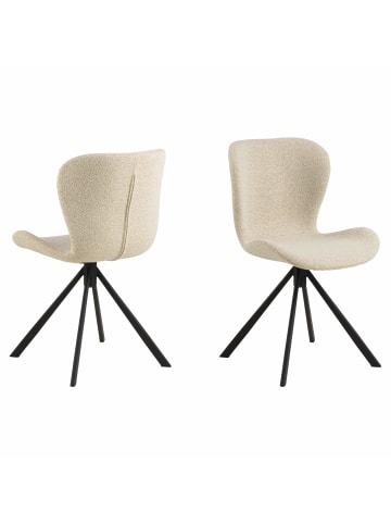 ebuy24 Esszimmerstuhl BatildaA1 Beige 2er Set