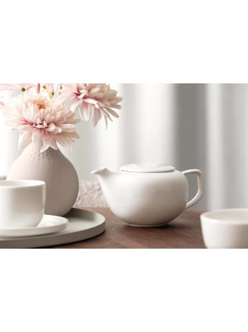 Villeroy & Boch Teekanne mit Deckel & Filter Afina 420 ml in weiß