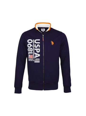 U.S. Polo Assn. Jacke 'Full Zip' in dunkelblau