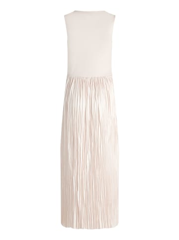 Vera Mont Basic-Kleid mit Plissee in Bright Gardenia