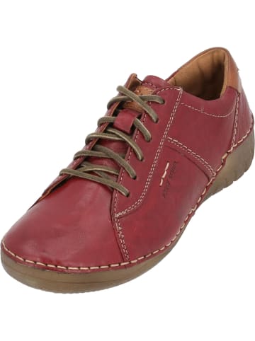 Josef Seibel Schnürschuhe in BORDO-KOMBI