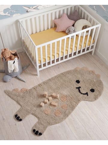 Beliani Kinderteppich REXY in Braun - (W) 80 x (L) 120 cm