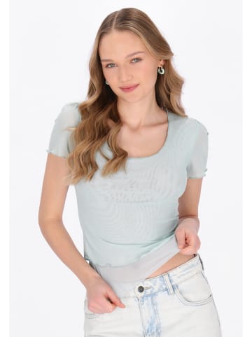 myMo Women Blouse in aqua light blue