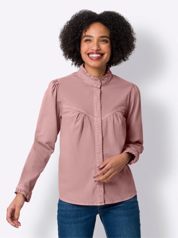 Heine Jeansbluse in hortensie