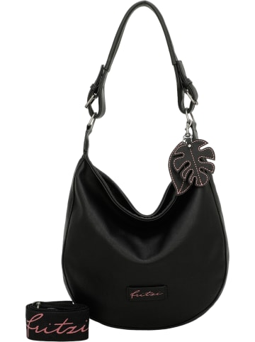 Fritzi aus Preußen Schultertasche Eco Hobo in Black