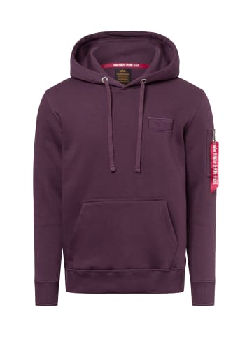 Alpha Industries Kapuzenpullover in lila - 0013