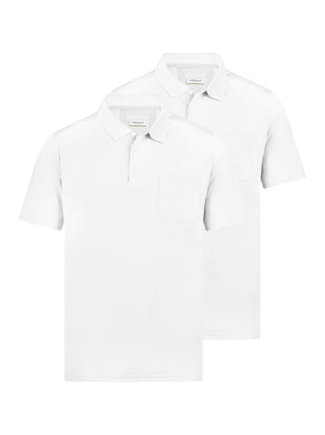 Redmond Poloshirt Basic in Weiß