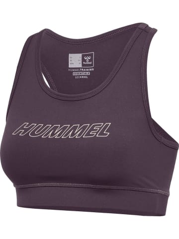 Hummel Shirt "Hmlte Fundamental Sports Bra" in Lila