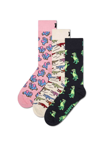 Happy Socks Socken 3er Pack in Elephant