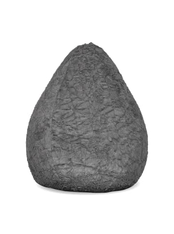 Lumaland Sitzsack Fluffy 120l hellgrau L17-h grau