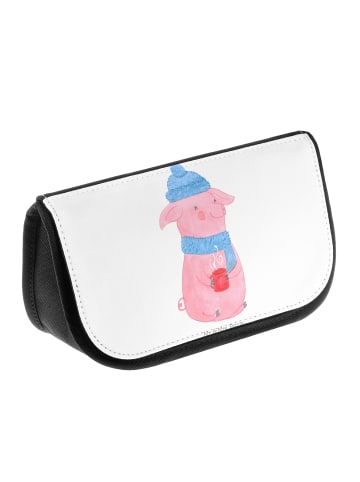 Mr. & Mrs. Panda Kulturbeutel Schwein Glühwein ohne Spruch in Weiß