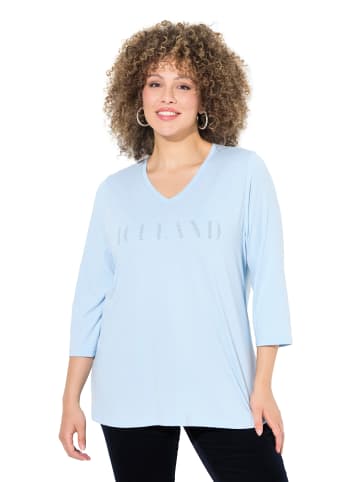 Ulla Popken Shirt in zartes hellblau