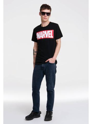 Logoshirt T-Shirt Marvel Logo in schwarz