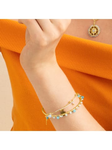 Luxenter Armreif Yakde mit 18 Karat Goldfinish – YAKDE